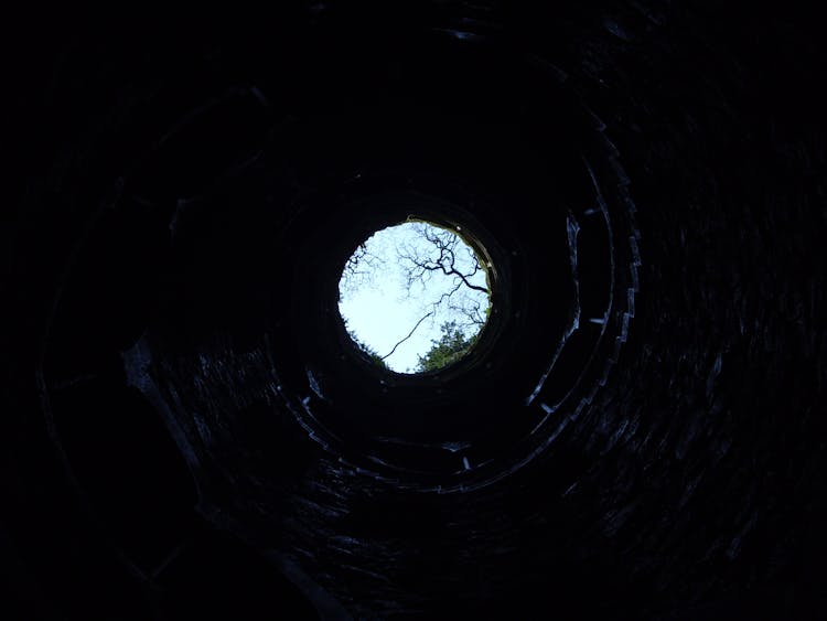 Worms Eyeview Of Well