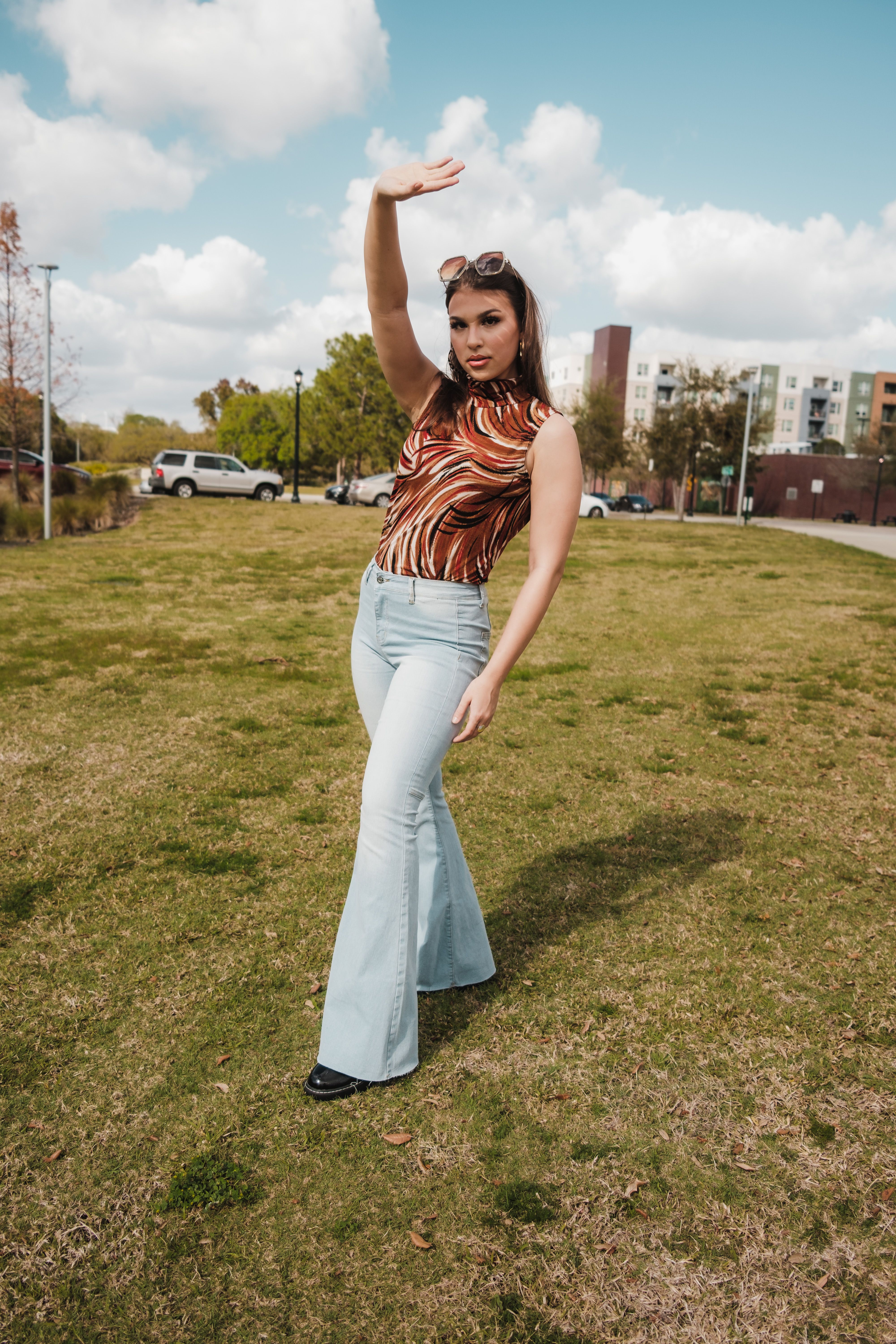 Calça Flare Jeans
