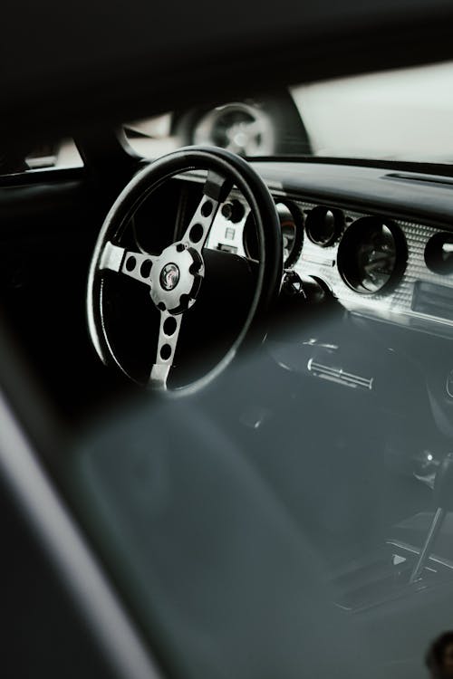 Close-up of a Car Interior 