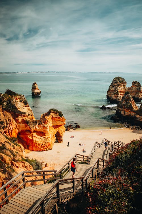 Picturesque Photo of a Beach in Algarve Region, Portugal