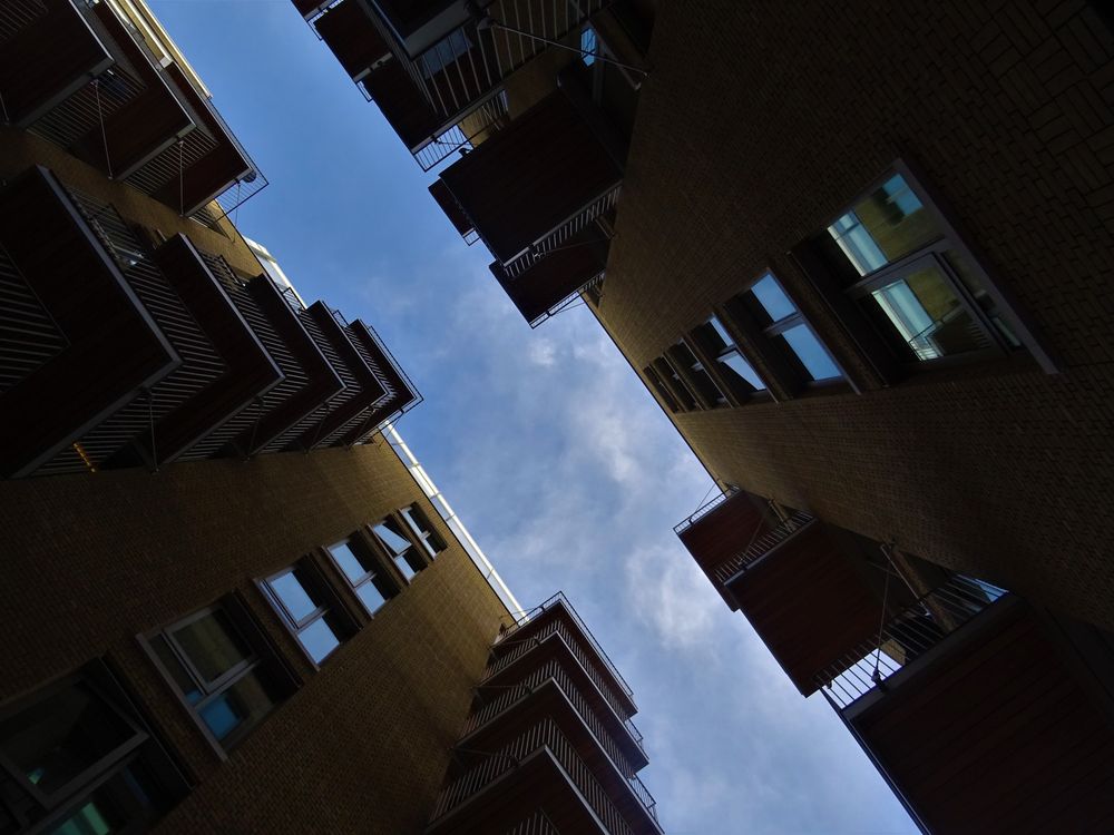 Worm's-eye View Photography of Buildings · Free Stock Photo