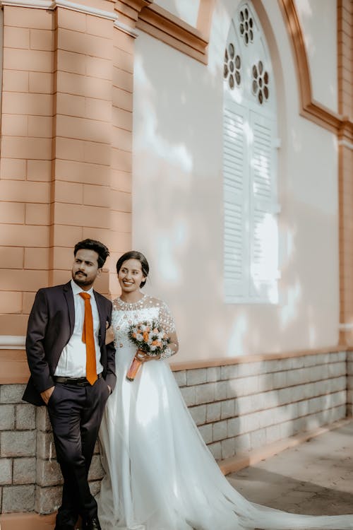 건물, 결혼 사진, 꽃의 무료 스톡 사진
