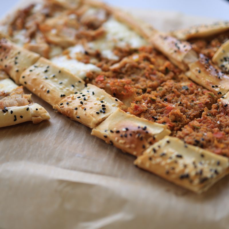 Sesame Soy Flatbread Dough
