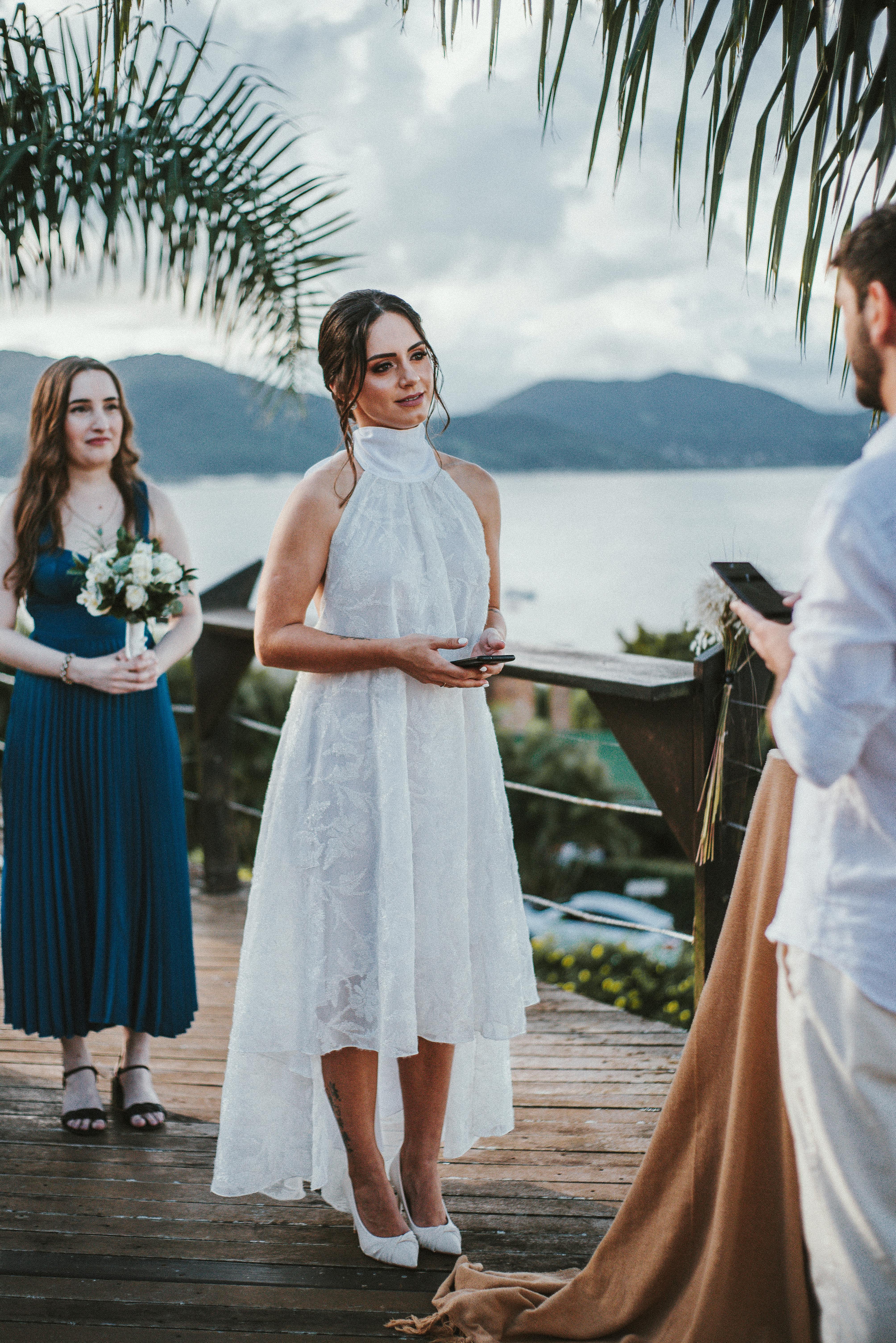 Bride And Groom Saying Their Vows Free Stock Photo   Pexels Photo 16026428 