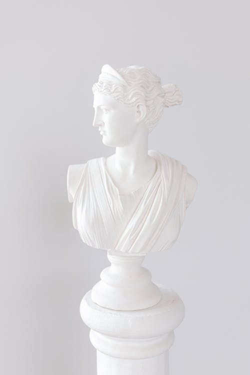 White Bust in Studio