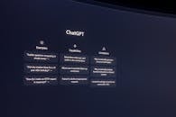 Chat GPT on Computer Screen