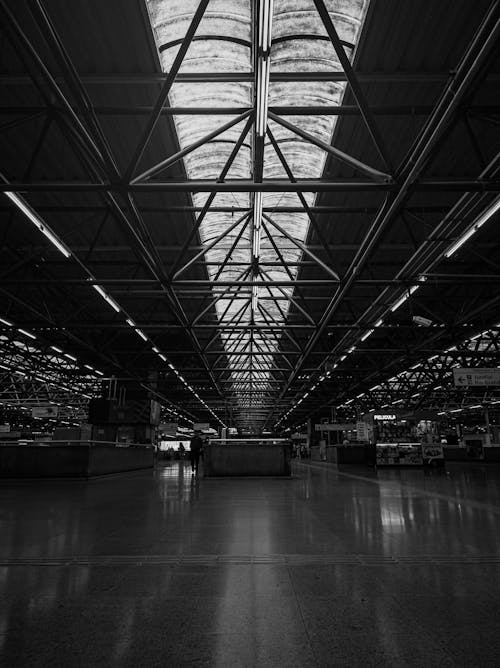 Interior of a Warehouse 