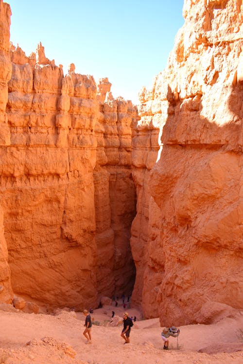 Kostnadsfria Kostnadsfri bild av bryce canyon, eroderade, klippformationer Stock foto