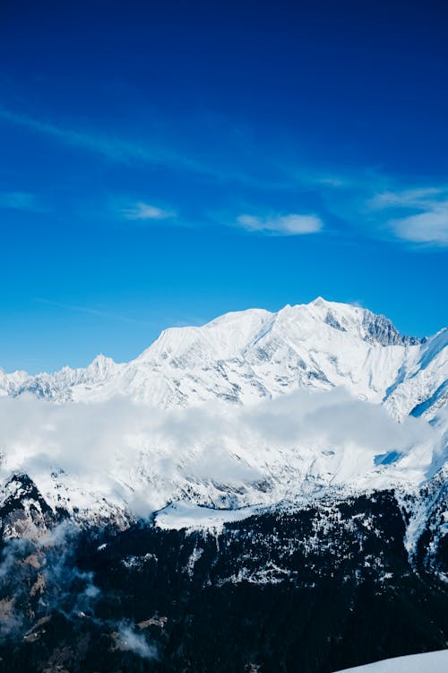 Cloud and Blue Sky in Mountains