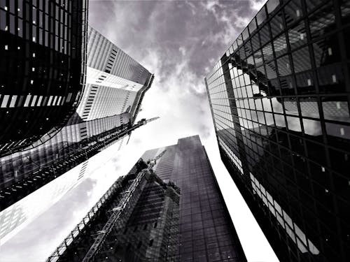 Free Low Angle Photography Of High-rise Buildings Stock Photo