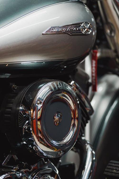 Close up of Harley Davidson