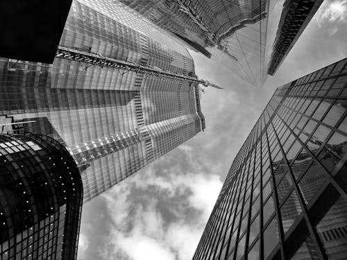 Free Low-angle View of High-rise Buildings Stock Photo