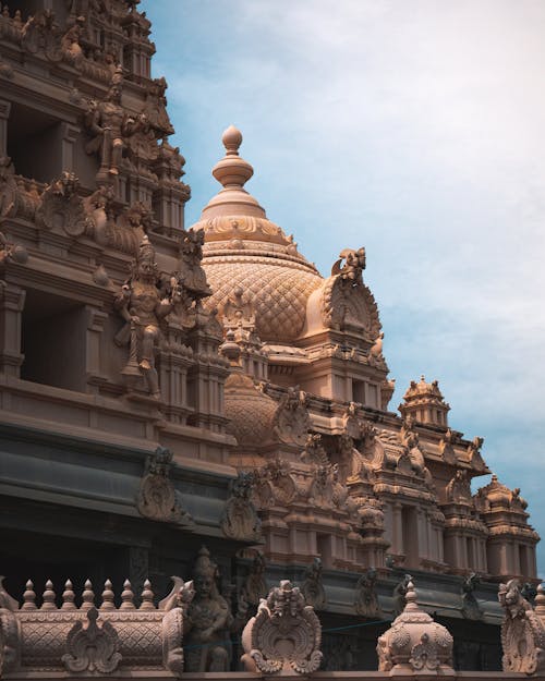 Ingyenes stockfotó chhatarpur templom, Delhi, díszes témában