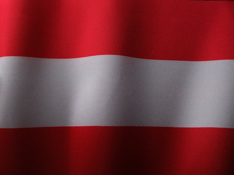 The National Flag Of Austria