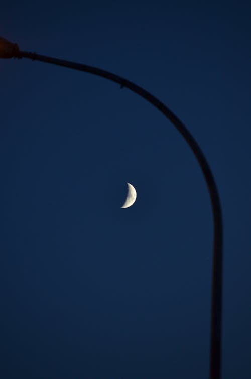 Foto d'estoc gratuïta de bell cel, fons de la lluna, lluna