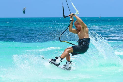 Man Doing Wave Boarding