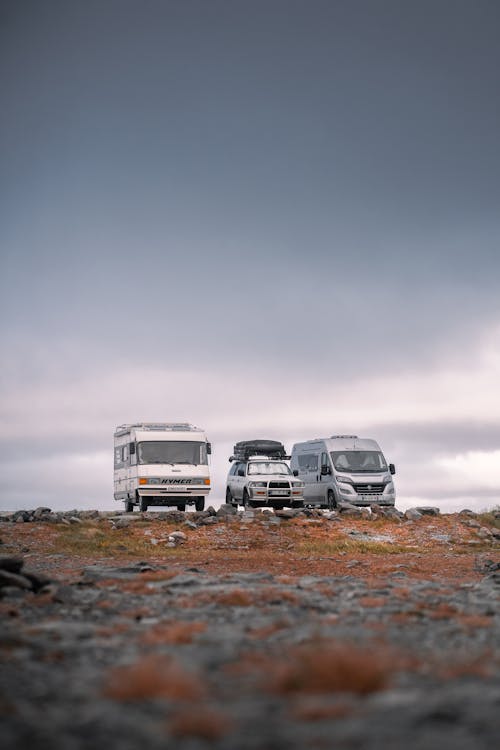 Garée Au Cap Nord En Norvège   Nordkapp