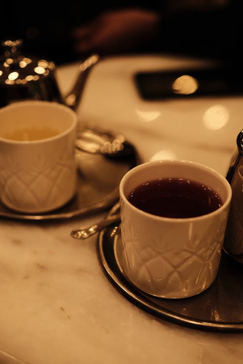 Close up of Coffee on a Table 