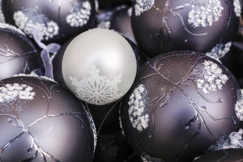 White and Black Bauble