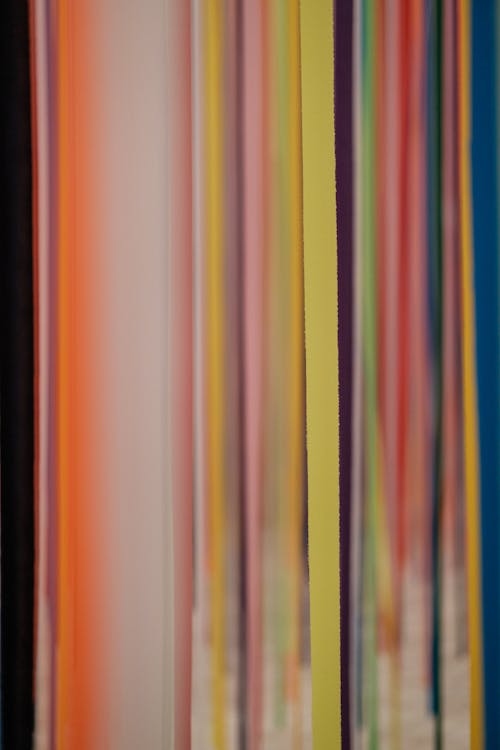 Abstract Image with Multicoloured Stripes