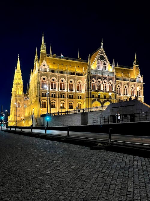 Ingyenes stockfotó éjszaka, magyar parlament épülete témában