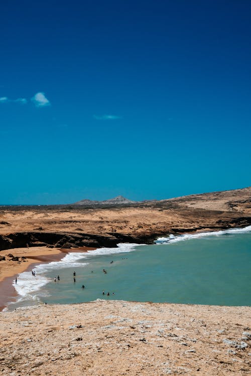 Бесплатное стоковое фото с береговая линия, вертикальный выстрел, гуахира