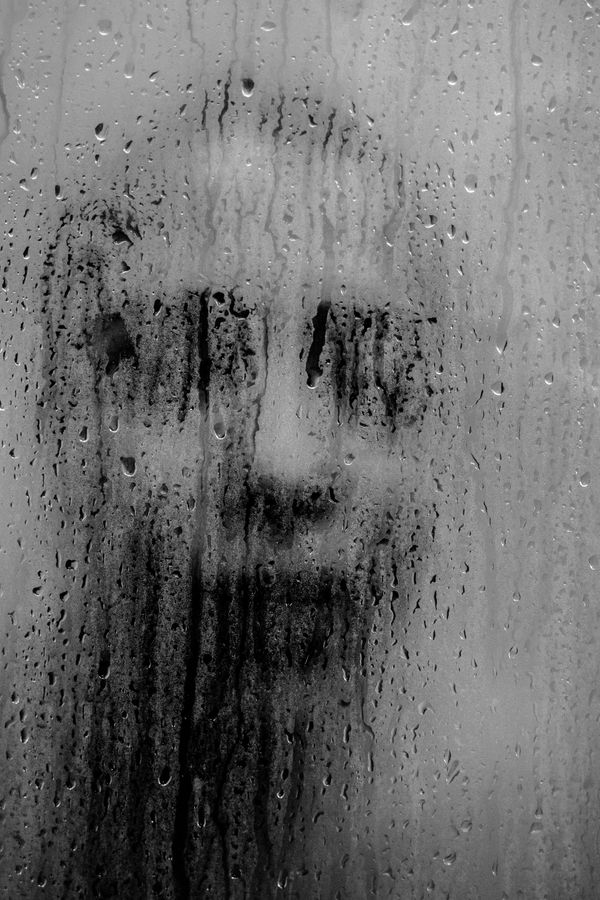 Woman behind Glass · Free Stock Photo