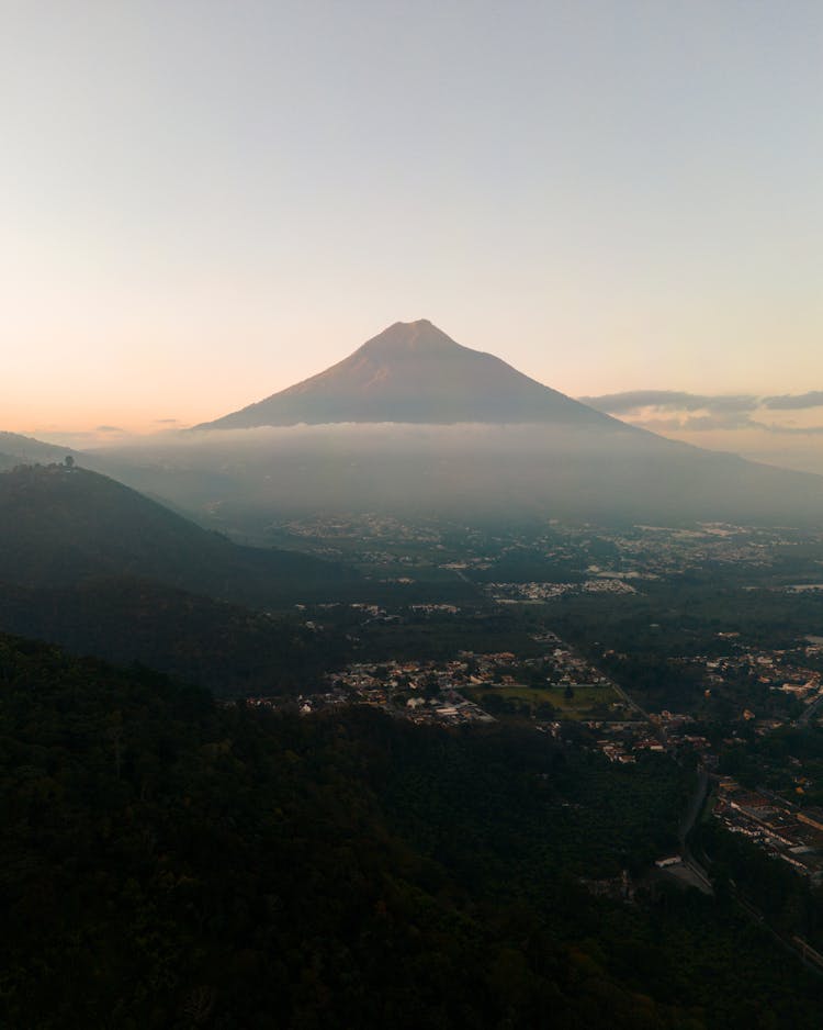 Majestic Volcano, Volcan De Fuego, Guatemala