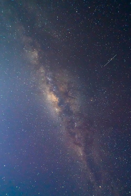 Free Milky Way in the Night Sky  Stock Photo