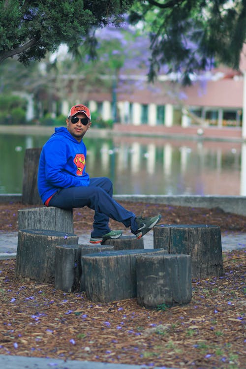 Man in Cap and Sunglasses