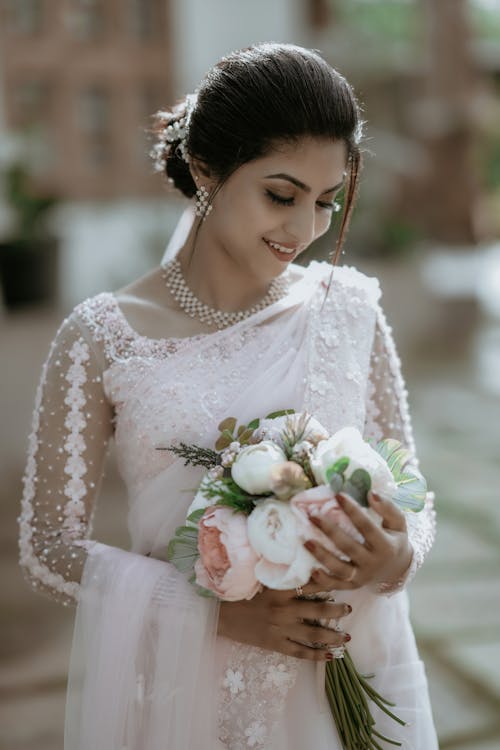 Portrait of a Bride with a Bouquet 