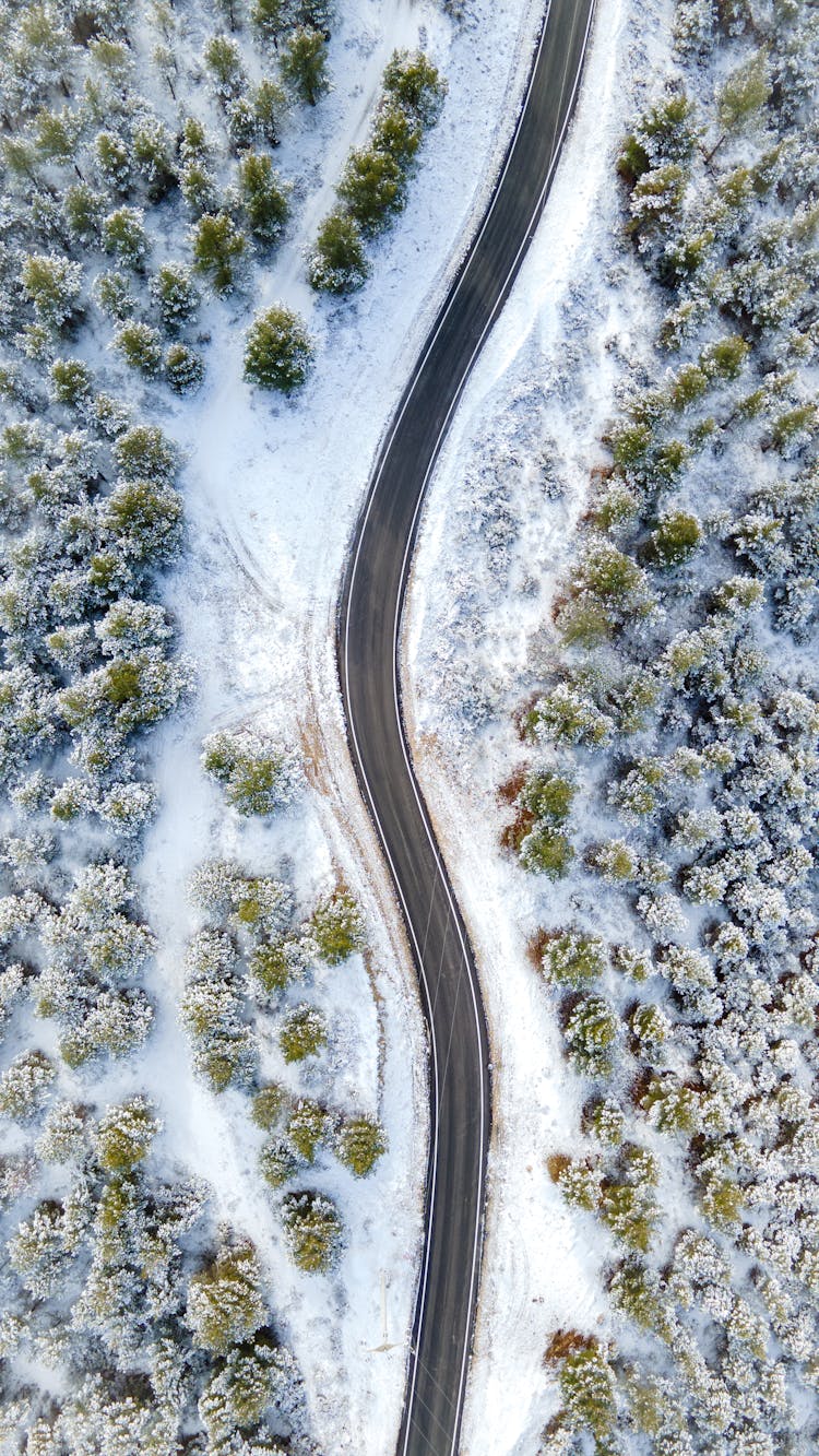 Road In Winter Nature Landscape