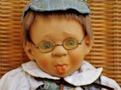 Doll Wearing Eyeglasses