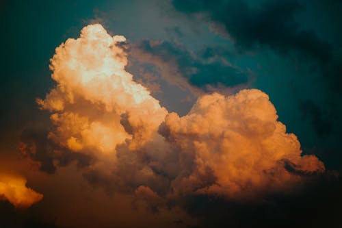 Clouds on Sky at Sunset