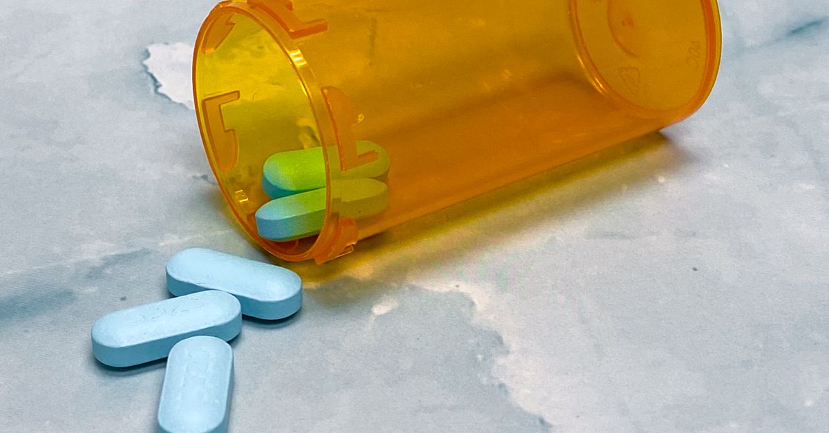 Pills in a bottle