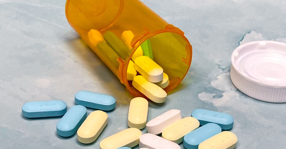 Vial with pills