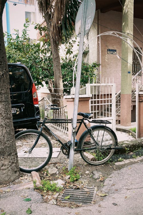 Immagine gratuita di bicicletta, casa, case