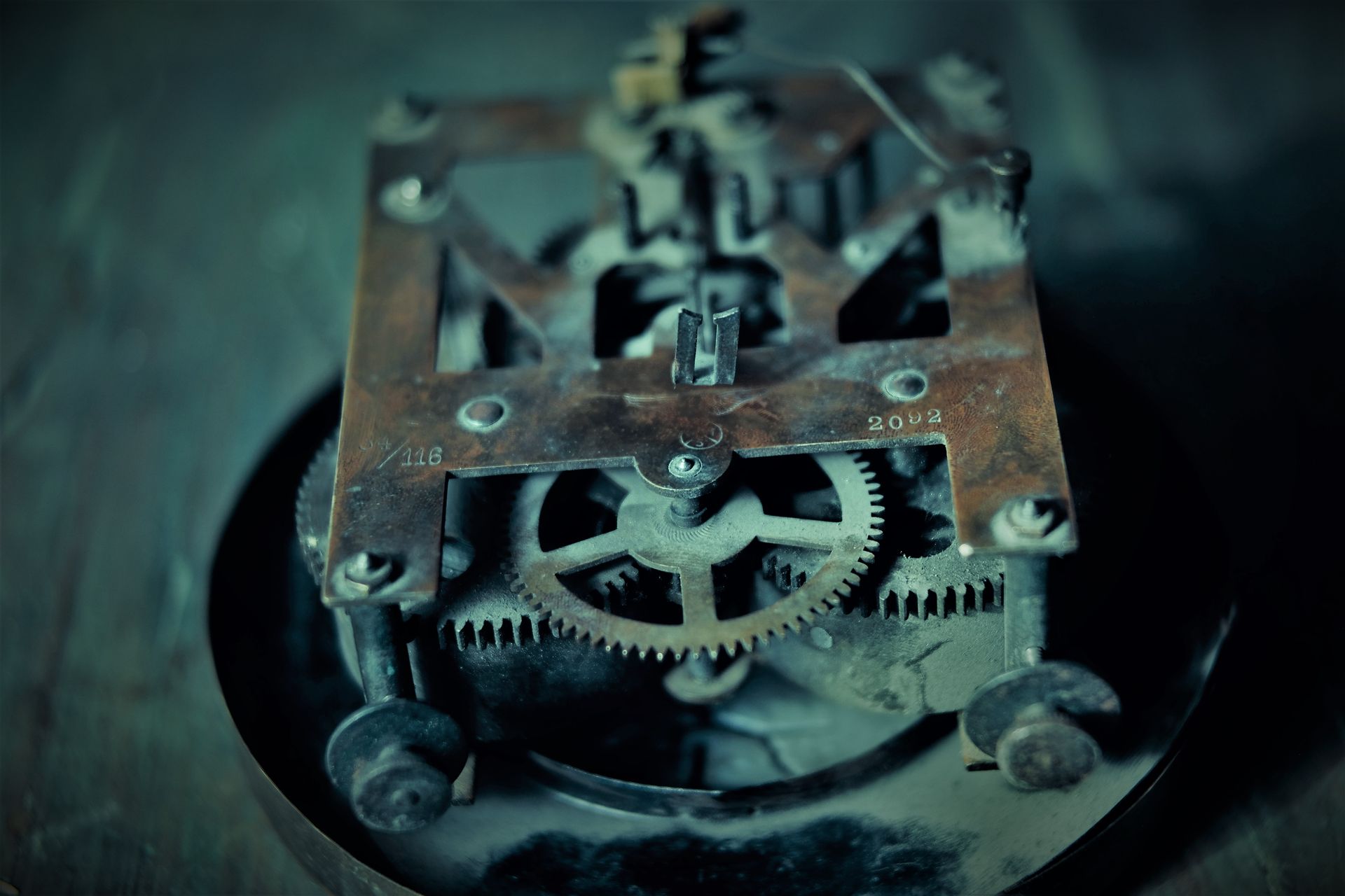 Rusty Clock Mechanism