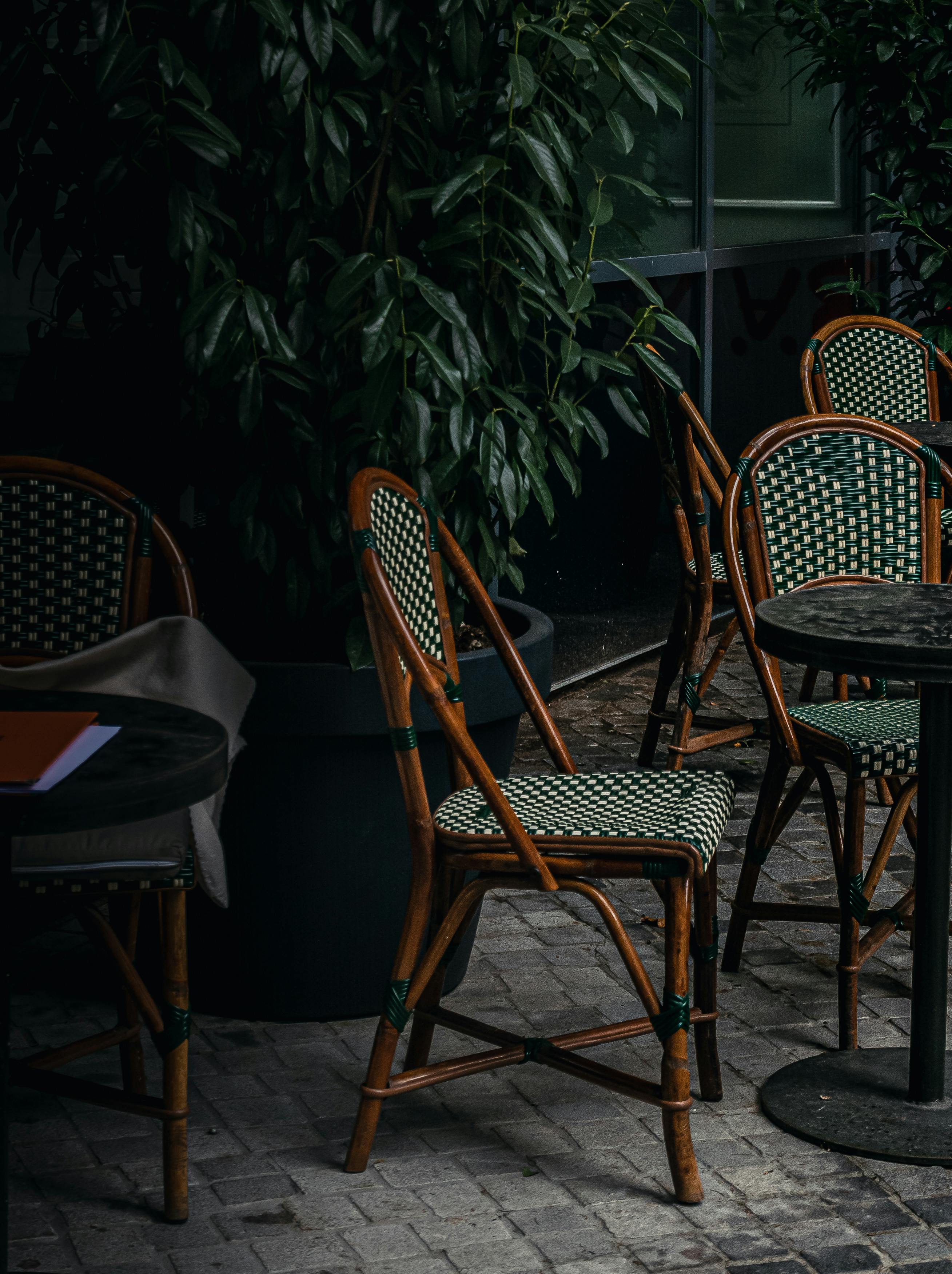 Tables and Chairs Outside the Restaurant · Free Stock Photo