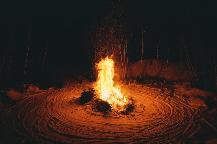 A Bonfire In Winter 