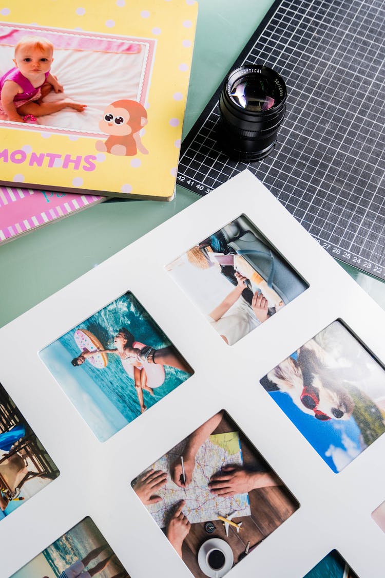 Vacation Photos In Picture Frame