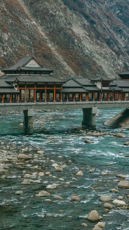 Fotos de stock gratuitas de arquitectura china, arquitectura tradicional, colina