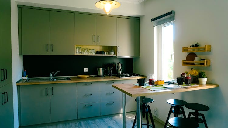 Interior Of A Modern Kitchen 