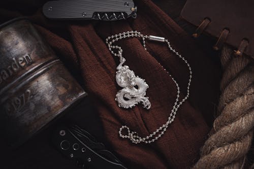 Necklace with Dragon Pendant