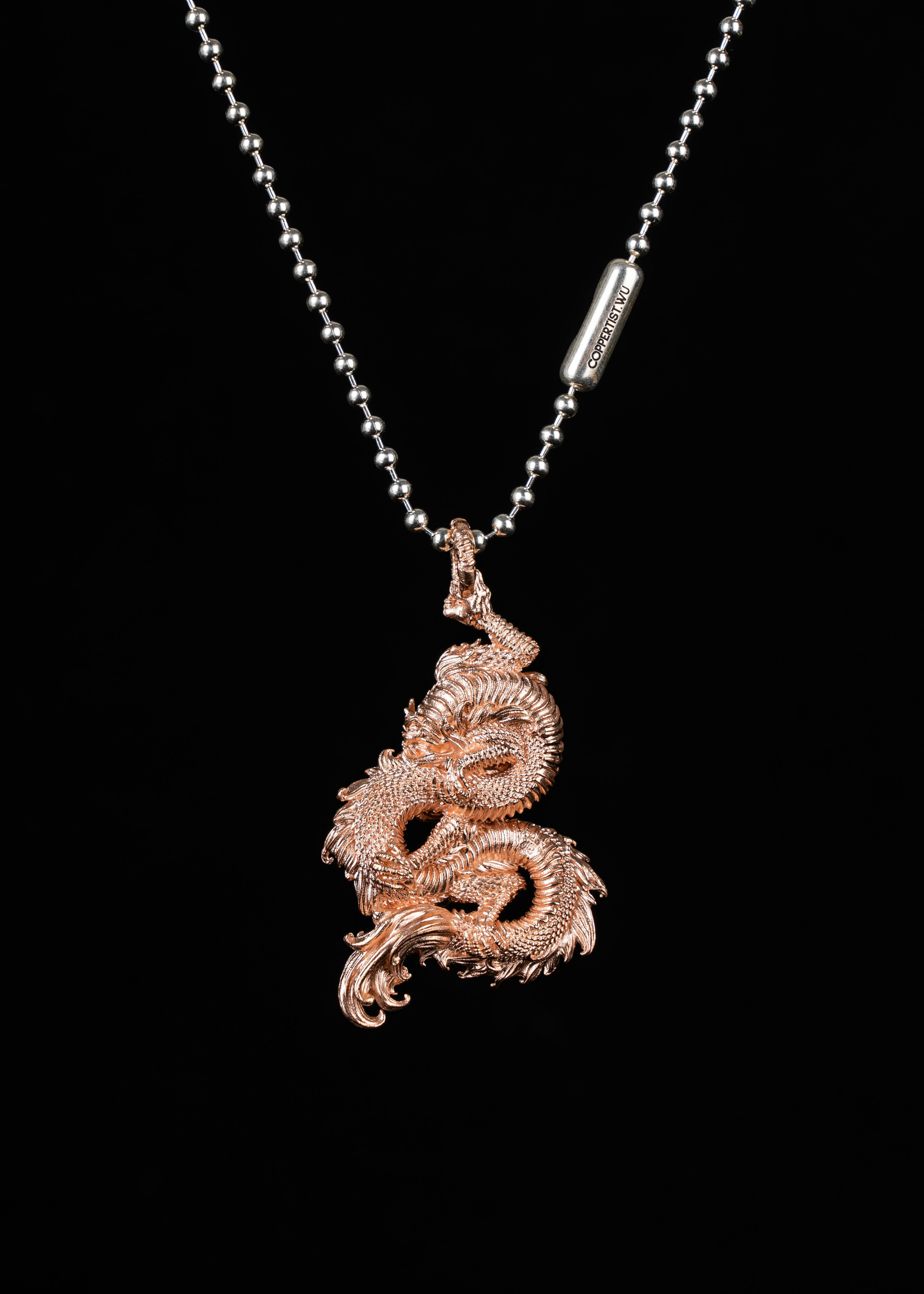 golden dragon pendant