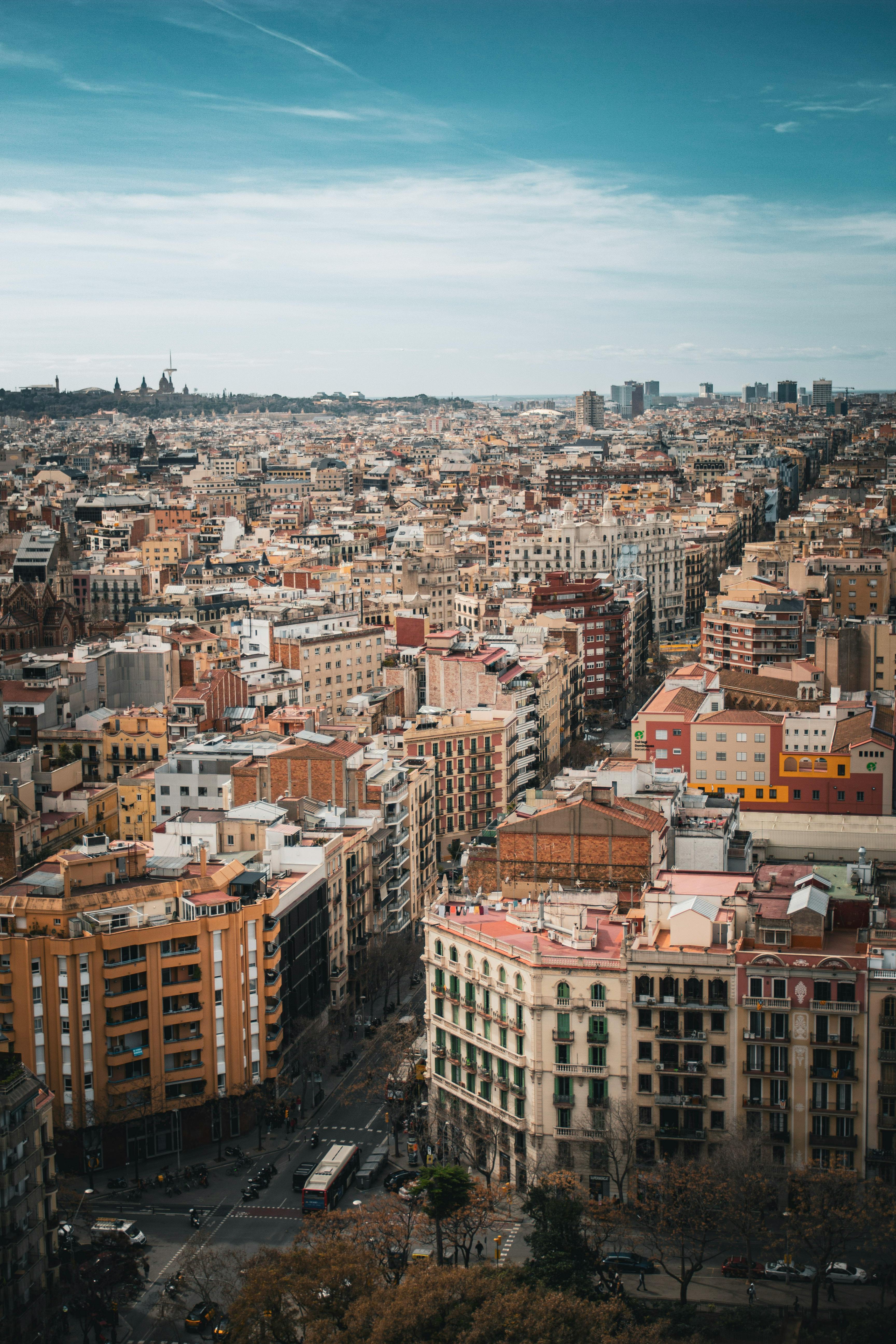 barcelona city skyline