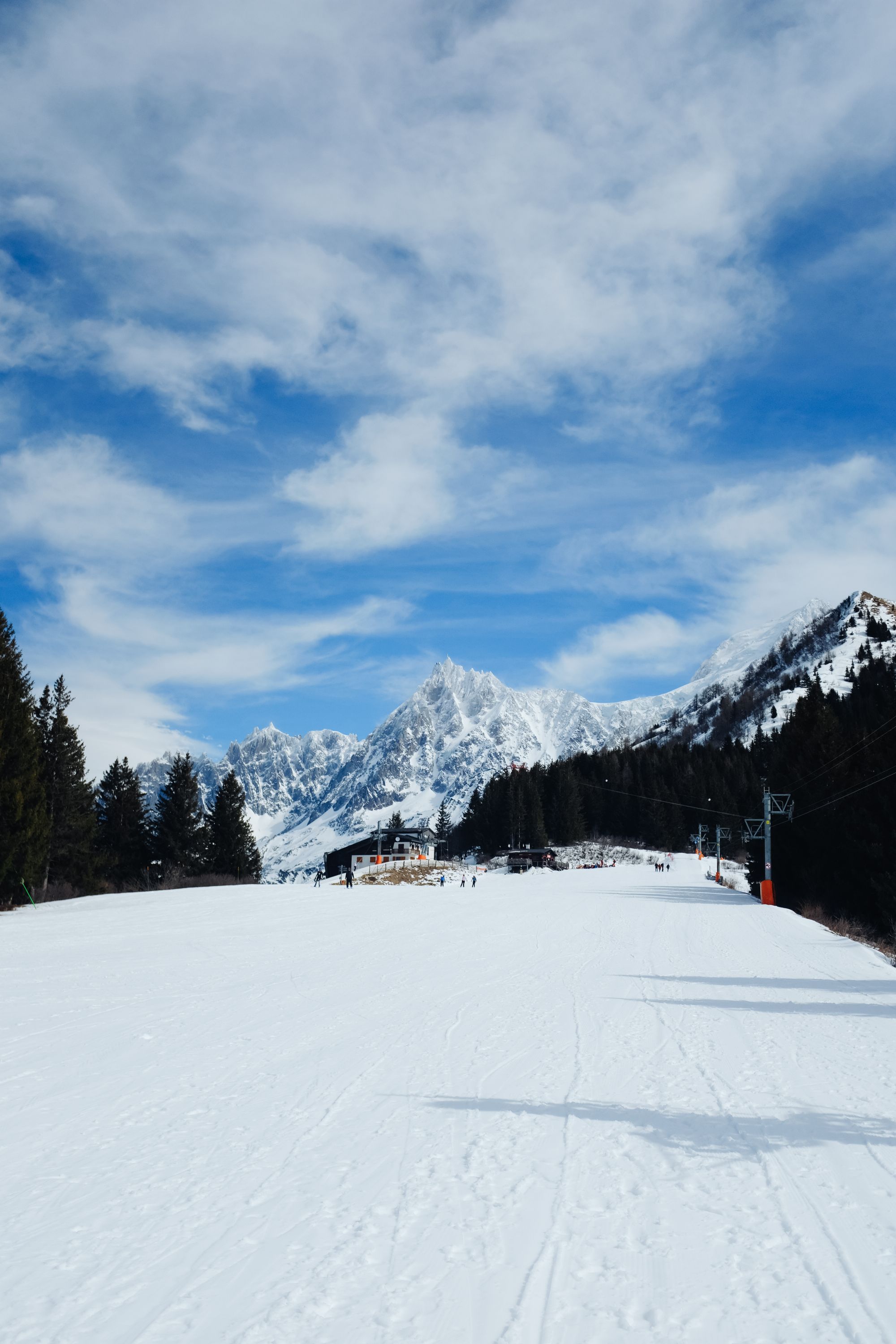 Snow-capped peaks above Davos, Graubünden