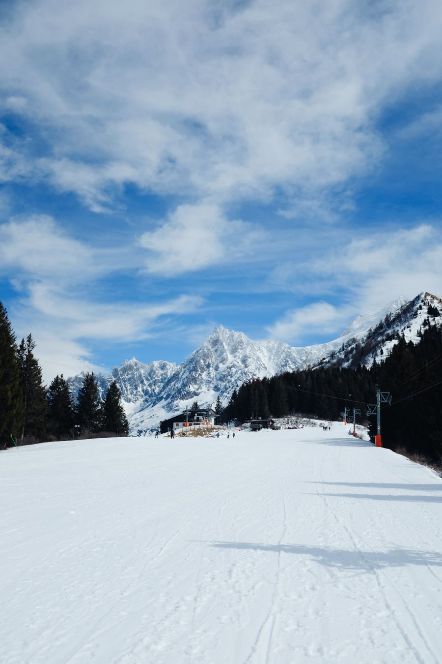 Snow-capped peaks above Davos, Graubünden