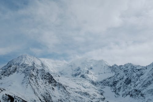 Ingyenes stockfotó fehér felhők, festői, havas témában