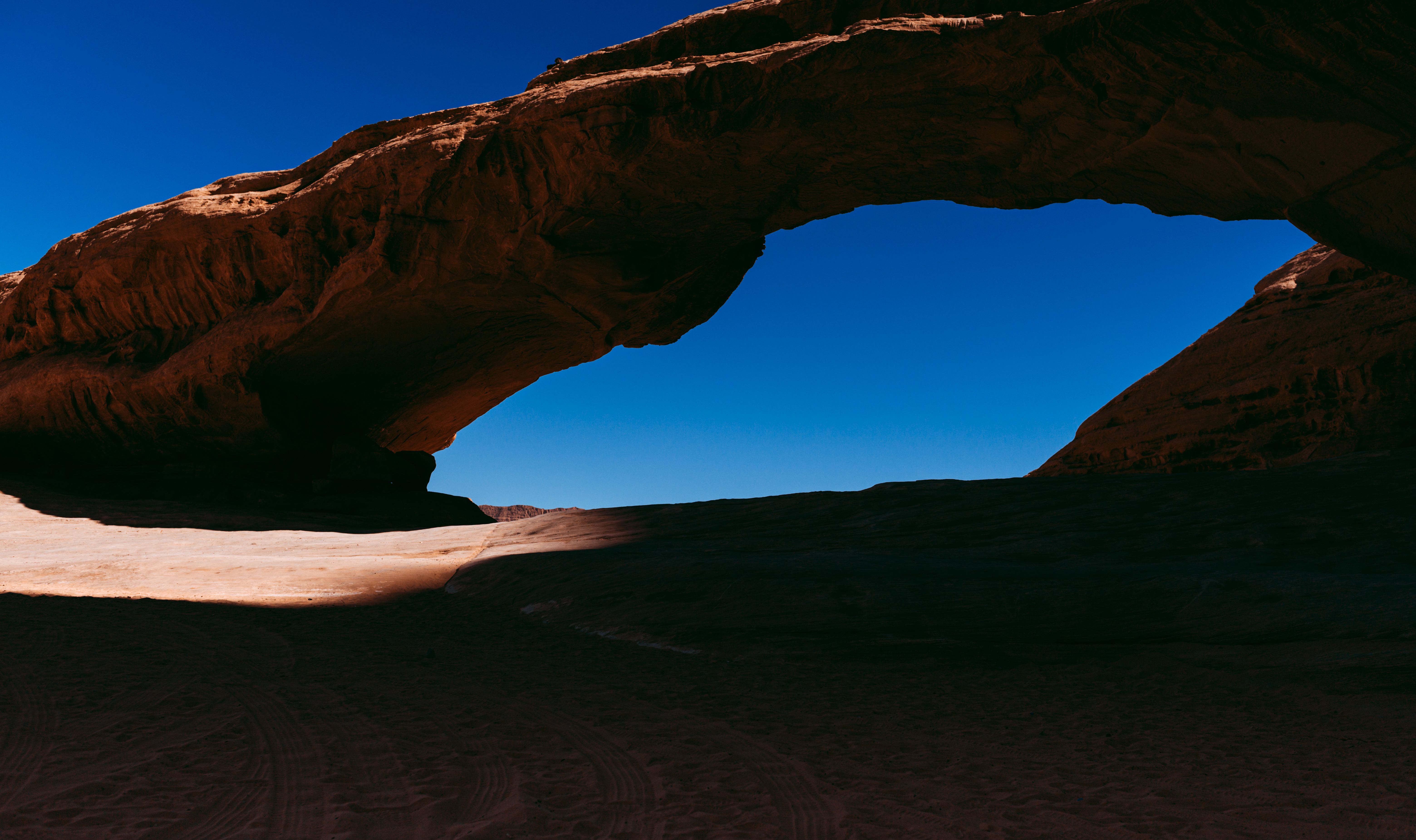 Natural Arch in Shadow · Free Stock Photo
